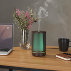 Darkwood Aroma Diffuser on modern office desk