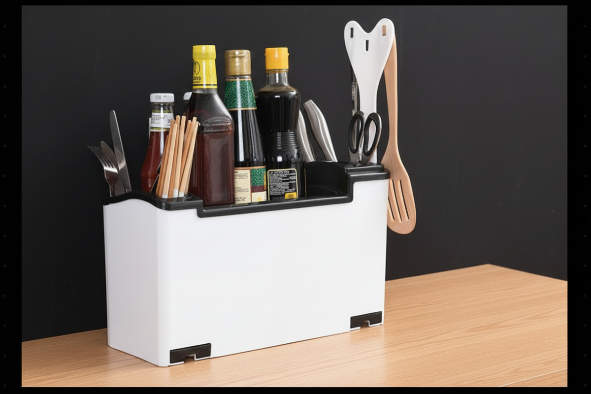 Kitchen Organizer Black Background