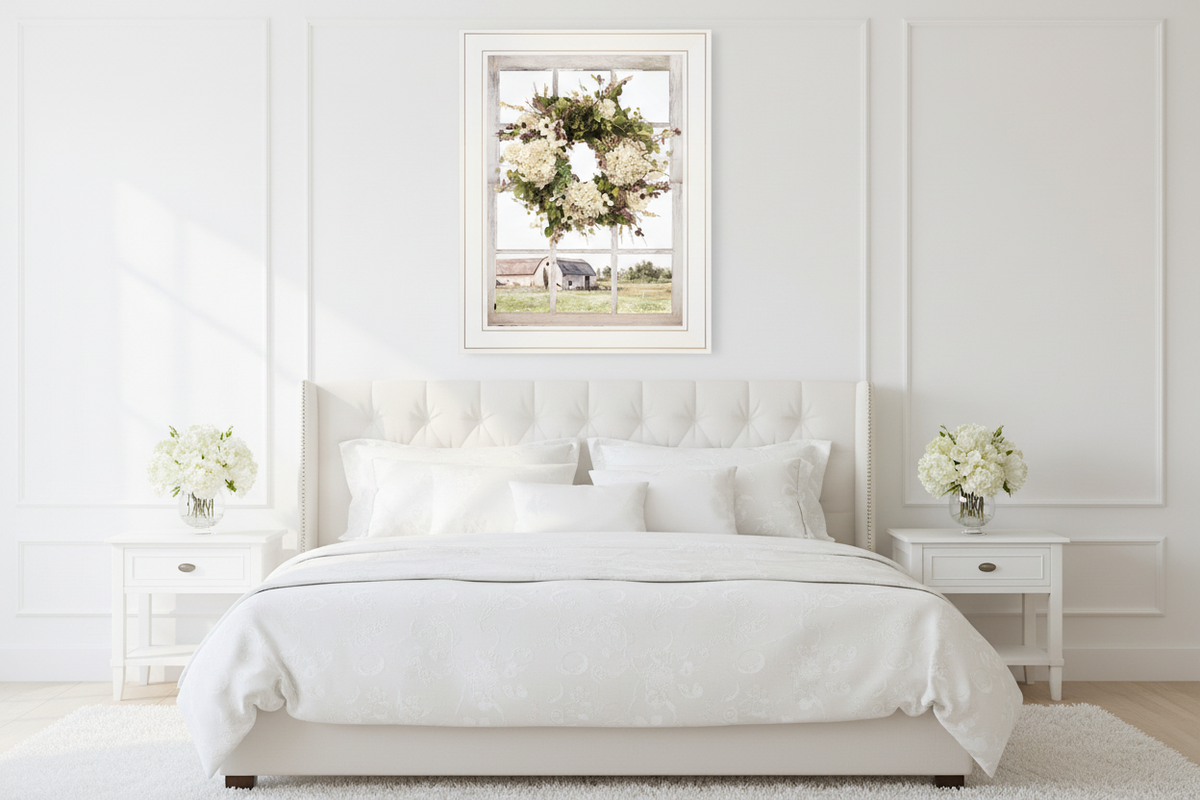Luxe white bedroom