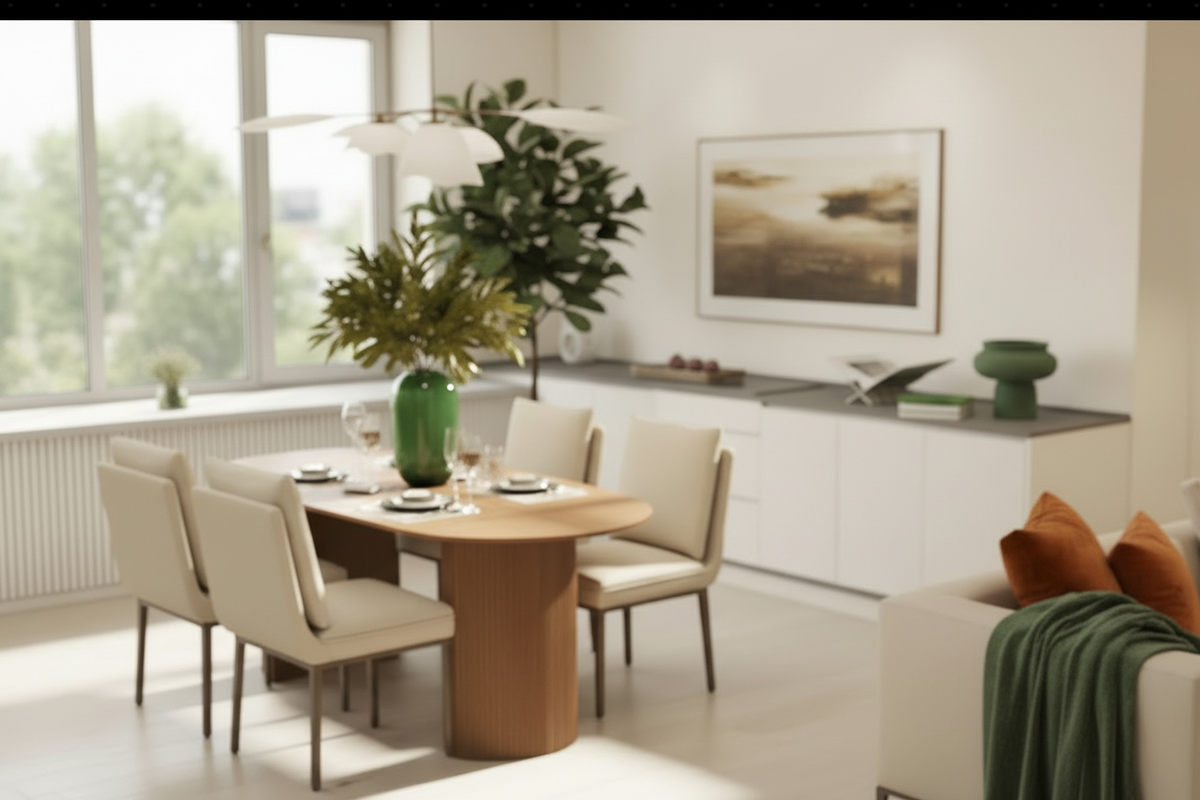 Luxury Dining – Table Focus Green Decor