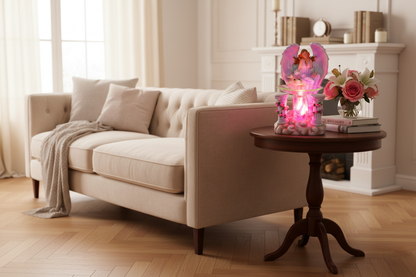Pink Angel Warmer - Living Room