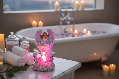 Pink Angel Warmer - Spa Bathroom, Away from Water
