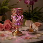 Pink Crystal LED Warmer Scene No Candles