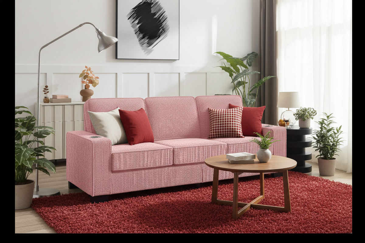 Red Rug Scene
