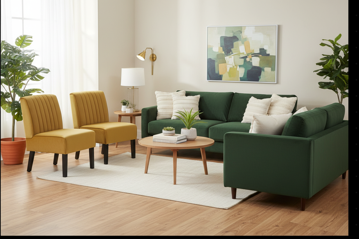 Reese Accent Chairs – Living Room Scene