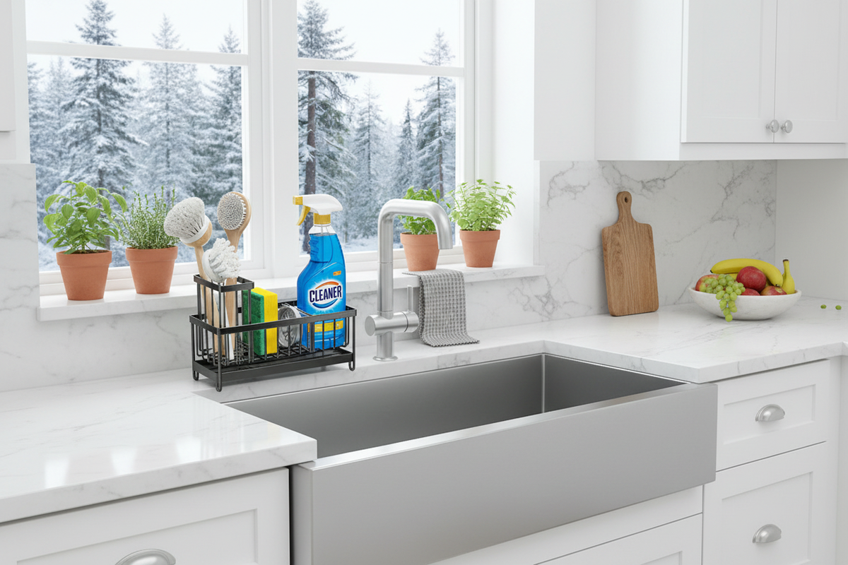 Sink Caddy – Farmhouse Kitchen Scene