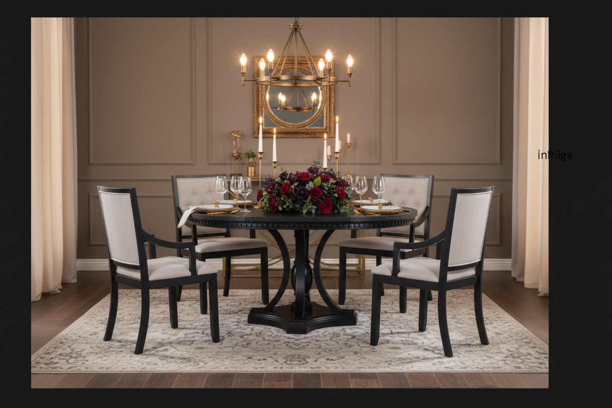 Sophisticated Dining Room Scene