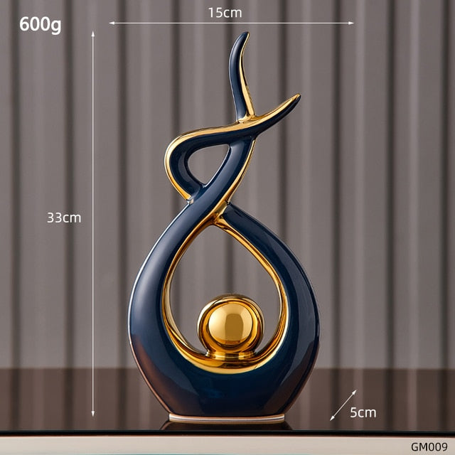Abstract Ceramic Sculpture Figurine