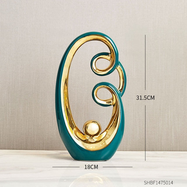 Abstract Ceramic Sculpture Figurine