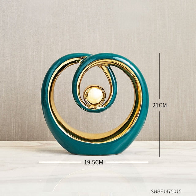 Abstract Ceramic Sculpture Figurine