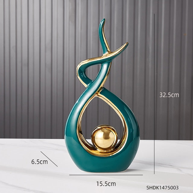 Abstract Ceramic Sculpture Figurine