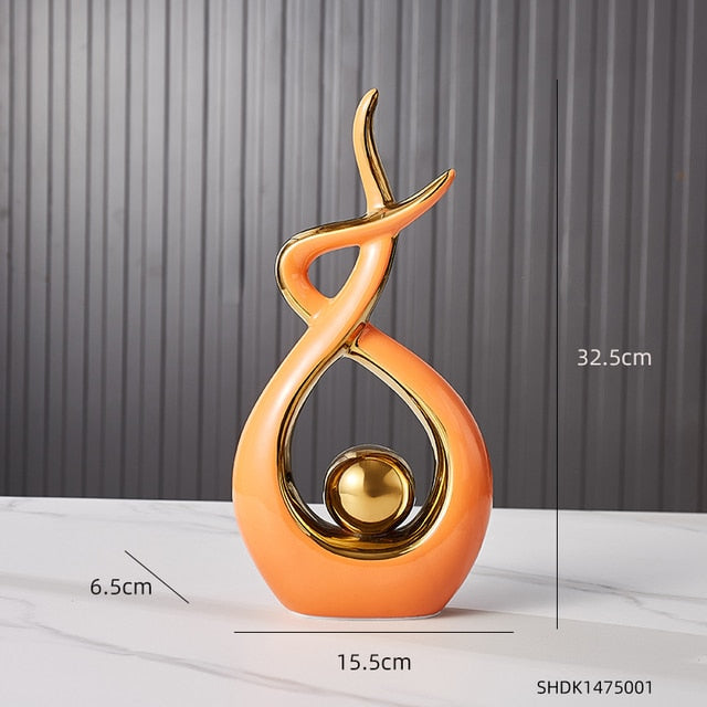 Abstract Ceramic Sculpture Figurine