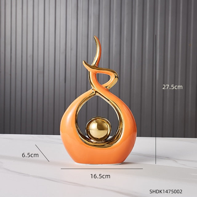 Abstract Ceramic Sculpture Figurine