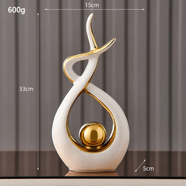 Abstract Ceramic Sculpture Figurine