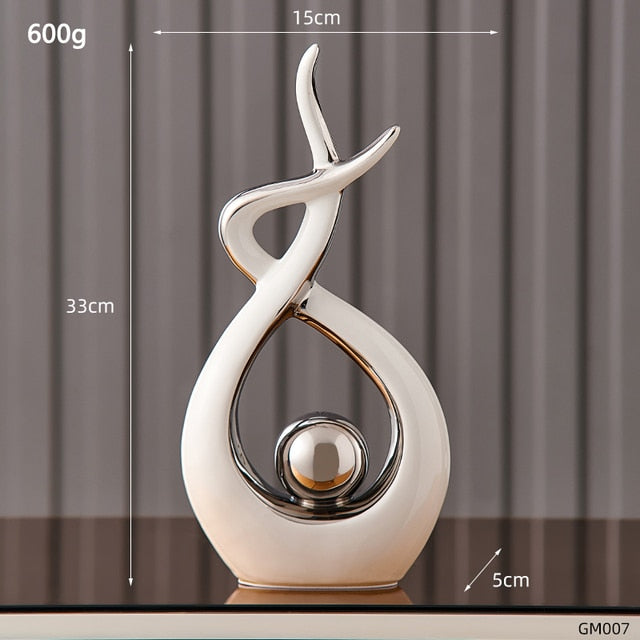 Abstract Ceramic Sculpture Figurine