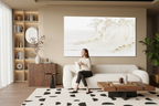 Woman in Living Room